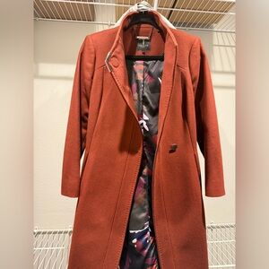 Ted Baker Wool/Cashmere blend Top Coat. Size TB 1 like US 4-6 great condition